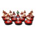 Subbuteo Andrew Table Soccer AC Milan 1988-89  on classic Lightweight bases